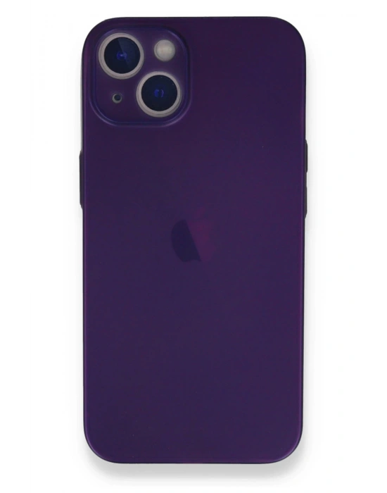 Newface iPhone 14 Plus Kılıf PP Ultra İnce Kapak - Mor