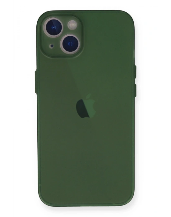 Newface iPhone 14 Plus Kılıf PP Ultra İnce Kapak - Yeşil