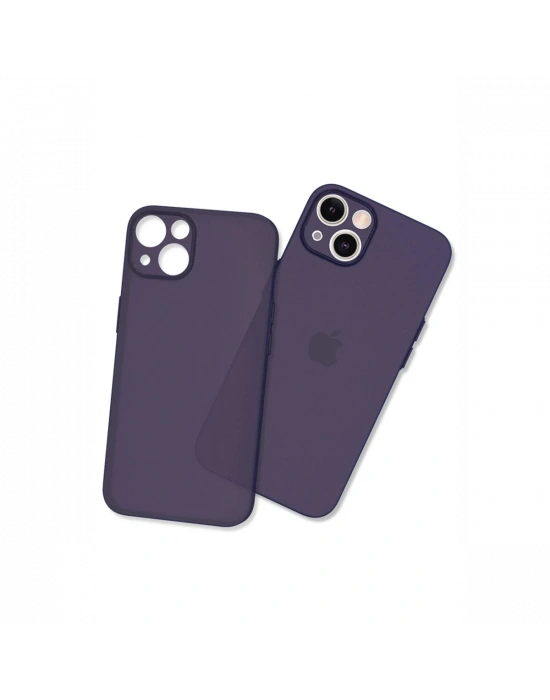 Newface iPhone 14 Plus Kılıf Puma Silikon - Koyu Mor