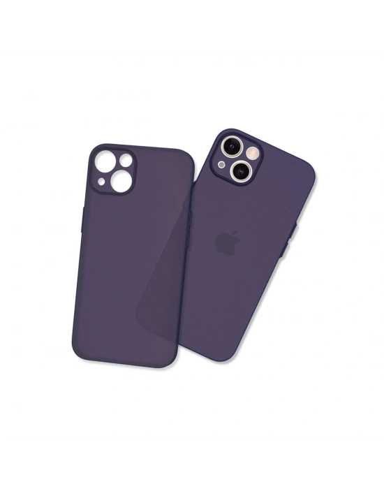 Newface iPhone 14 Plus Kılıf Puma Silikon - Koyu Mor