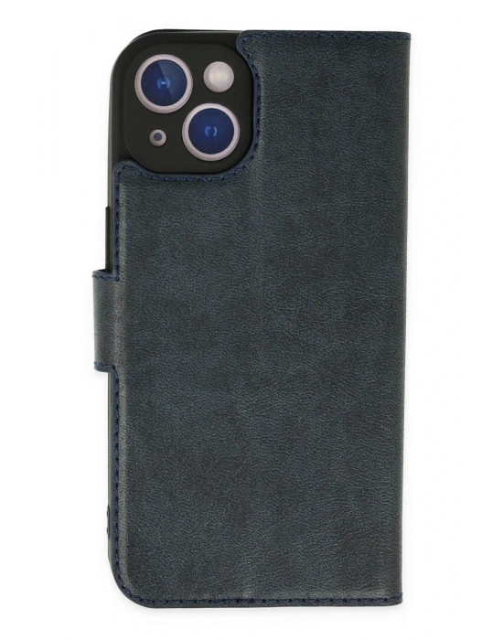 Newface iPhone 14 Plus Kılıf Trend S Plus Kapaklı Kılıf - Lacivert