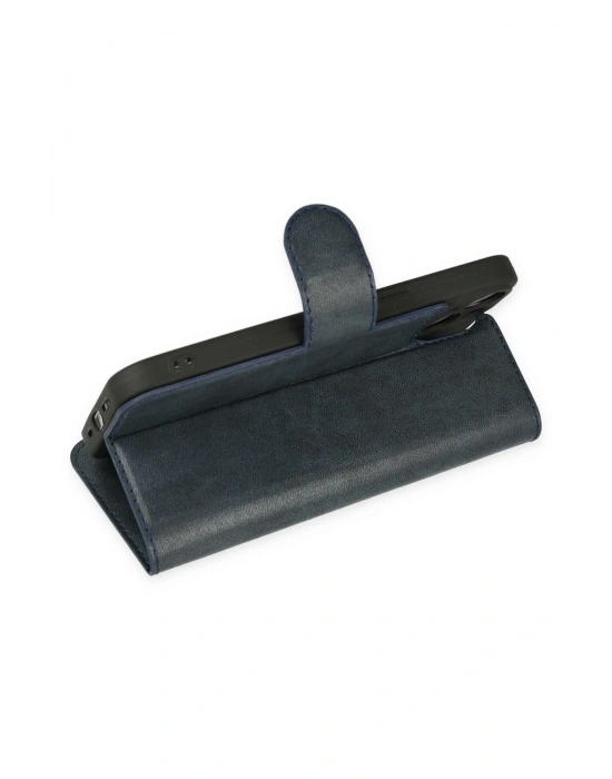 Newface iPhone 14 Plus Kılıf Trend S Plus Kapaklı Kılıf - Lacivert