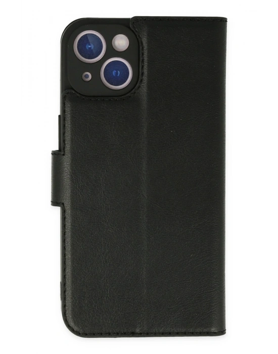 Newface iPhone 14 Plus Kılıf Trend S Plus Kapaklı Kılıf - Siyah