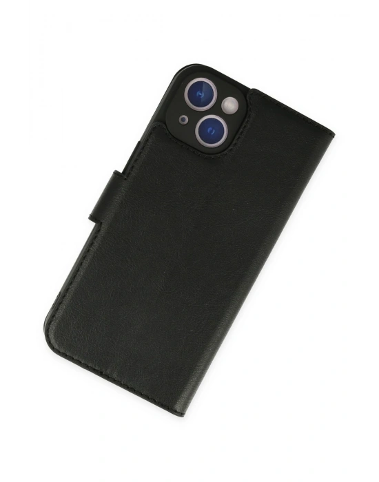 Newface iPhone 14 Plus Kılıf Trend S Plus Kapaklı Kılıf - Siyah