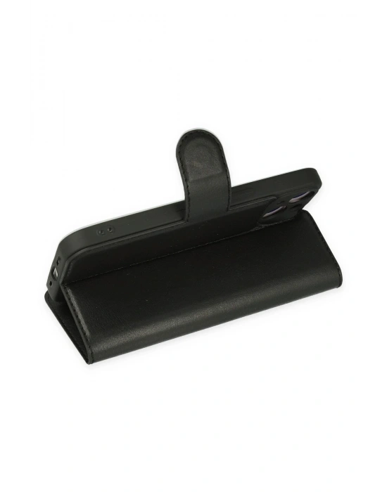 Newface iPhone 14 Plus Kılıf Trend S Plus Kapaklı Kılıf - Siyah