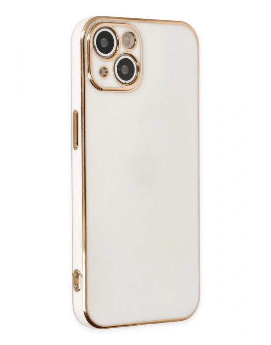 Newface iPhone 14 Plus Kılıf Volet Silikon - Beyaz