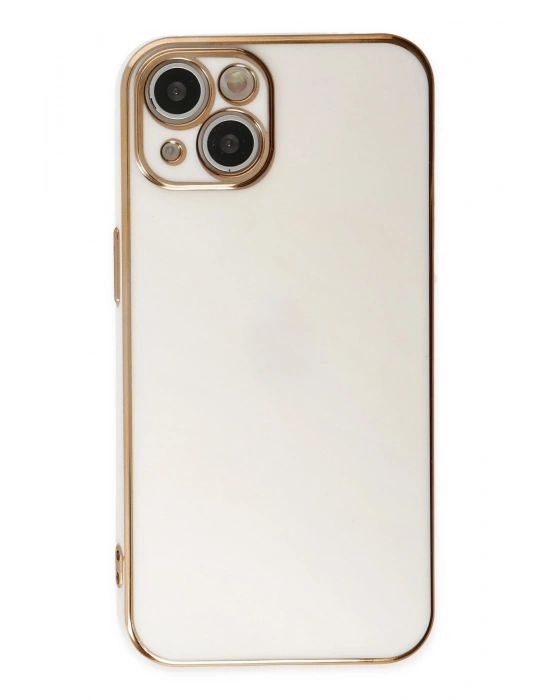 Newface iPhone 14 Plus Kılıf Volet Silikon - Beyaz