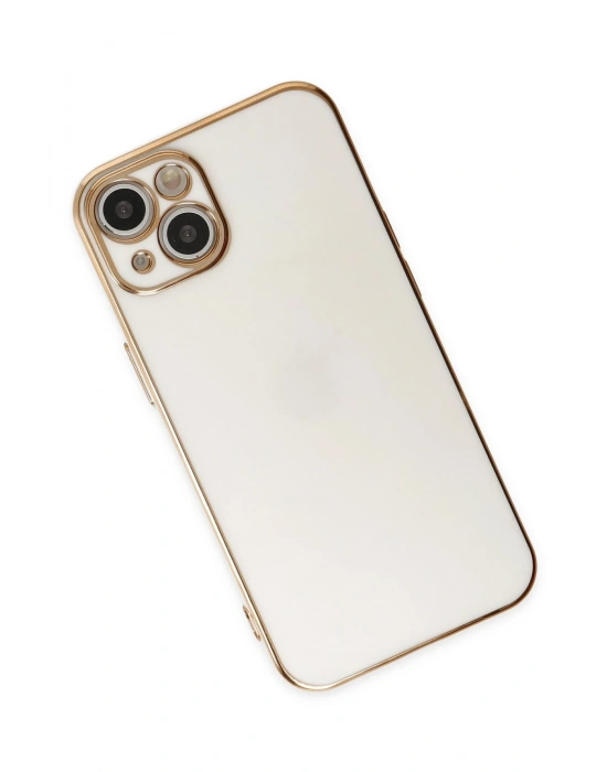 Newface iPhone 14 Plus Kılıf Volet Silikon - Beyaz