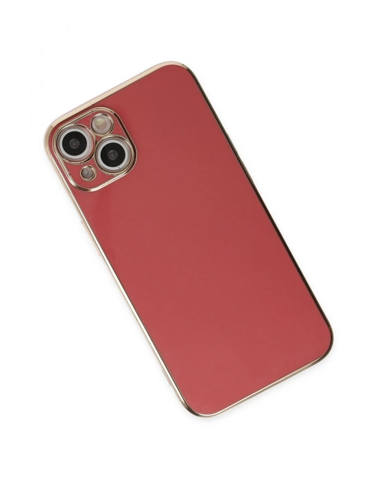 Newface iPhone 14 Plus Kılıf Volet Silikon - Kırmızı