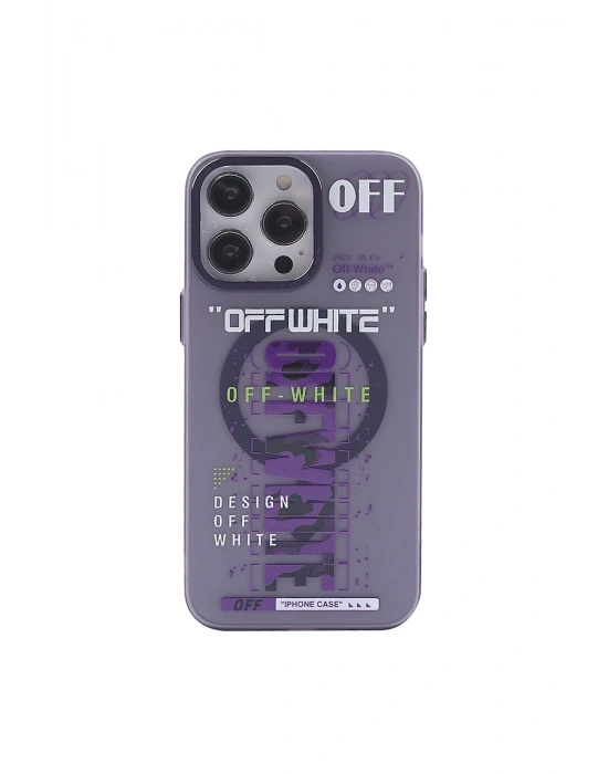 Newface iPhone 14 Pro Kılıf Apollo Magneticsafe Desenli Kapak - Apollo Mor - 3