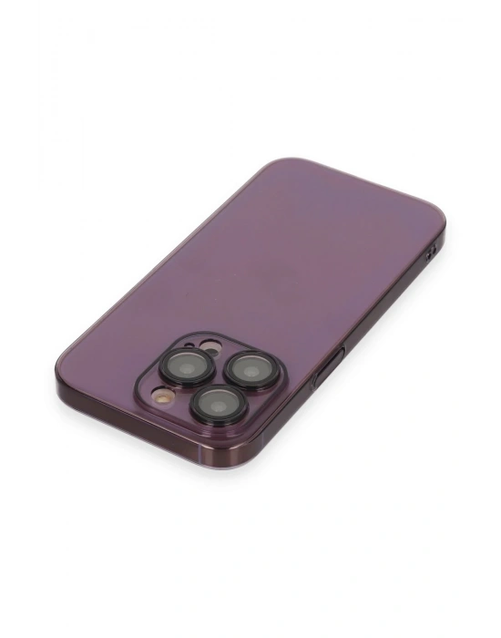 Newface iPhone 14 Pro Kılıf Armada Lensli Kapak - Derin Mor