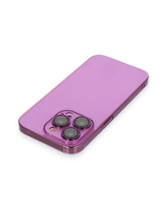 Newface iPhone 14 Pro Kılıf Armada Lensli Kapak - Mor