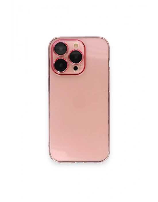 Newface iPhone 14 Pro Kılıf Armada Lensli Kapak - Rose Gold