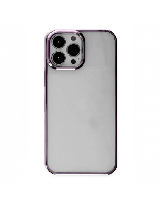 Newface iPhone 14 Pro Kılıf Element Silikon - Lila