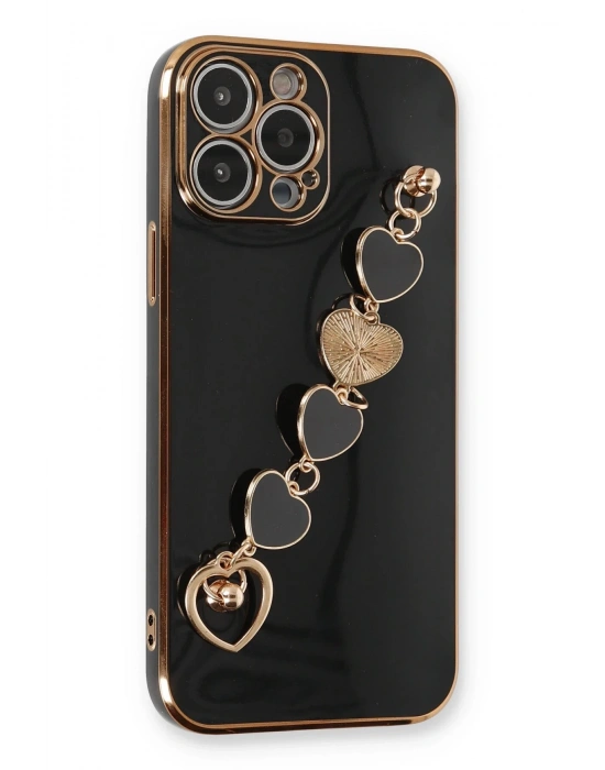 Newface iPhone 14 Pro Kılıf Esila Silikon - Siyah