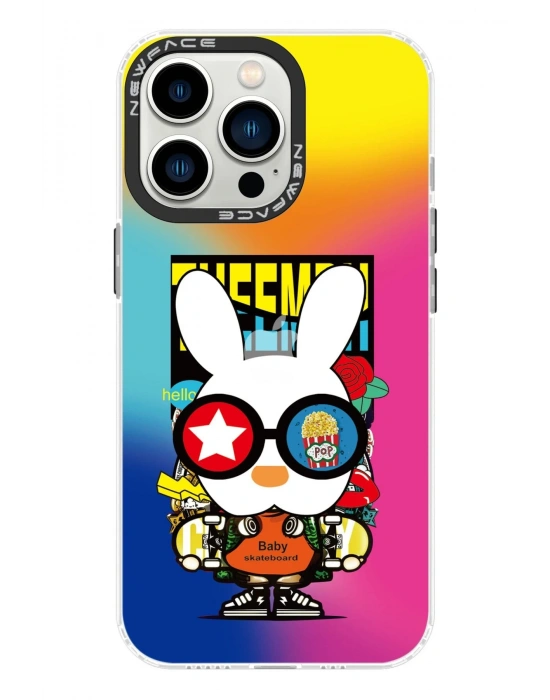 Newface iPhone 14 Pro Kılıf Estoril Desenli Kapak - Estoril - 10