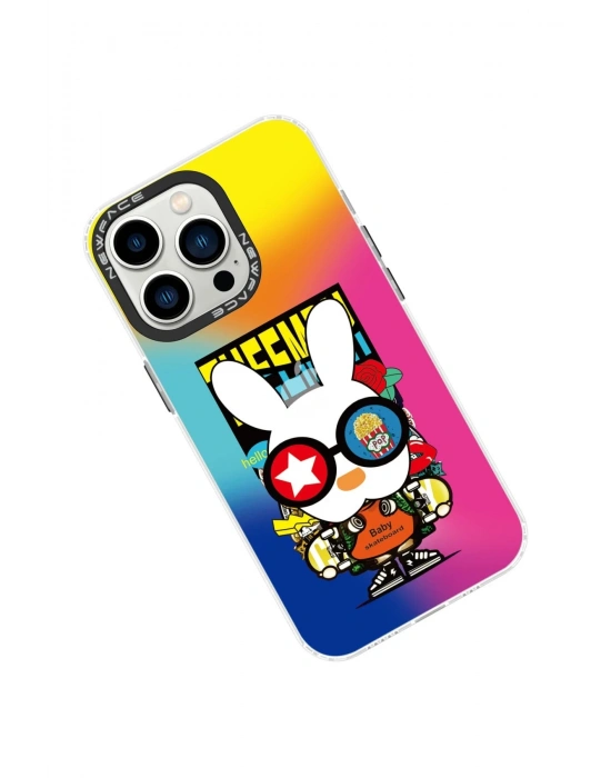 Newface iPhone 14 Pro Kılıf Estoril Desenli Kapak - Estoril - 10