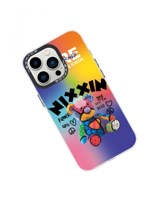 Newface iPhone 14 Pro Kılıf Estoril Desenli Kapak - Estoril - 11