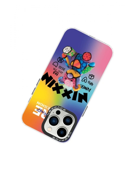 Newface iPhone 14 Pro Kılıf Estoril Desenli Kapak - Estoril - 11