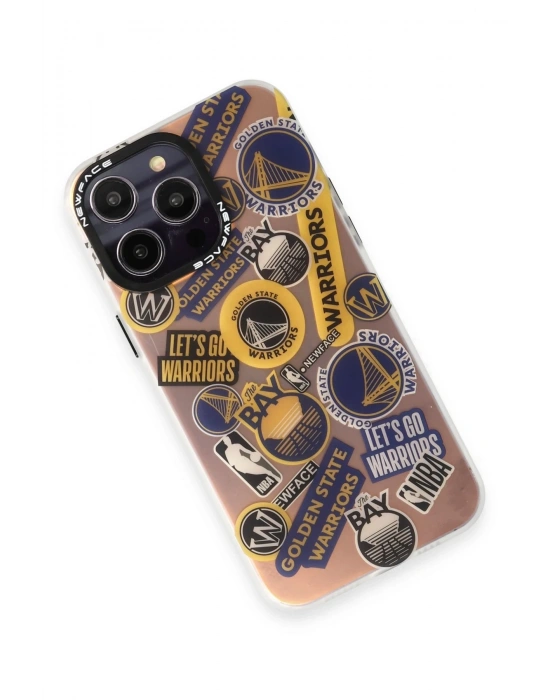 Newface iPhone 14 Pro Kılıf Estoril Desenli Kapak - Estoril - 13