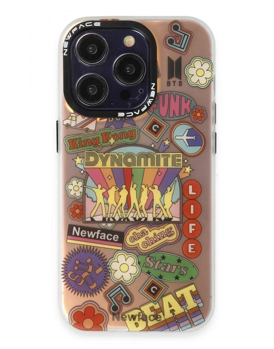 Newface iPhone 14 Pro Kılıf Estoril Desenli Kapak - Estoril - 14