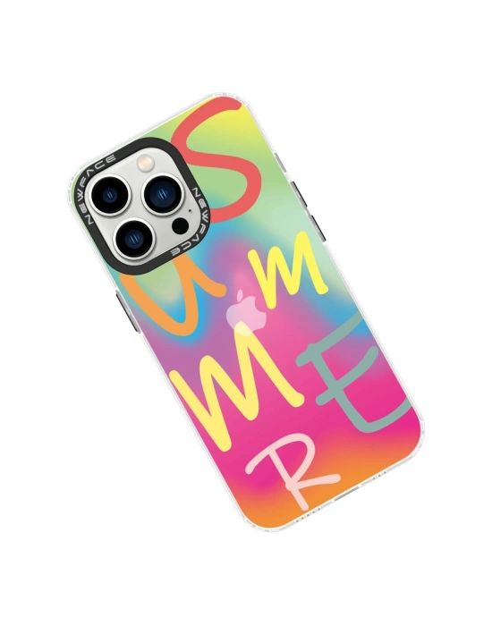 Newface iPhone 14 Pro Kılıf Estoril Desenli Kapak - Estoril - 3