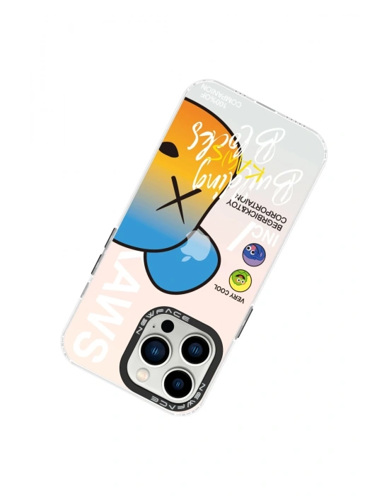 Newface iPhone 14 Pro Kılıf Estoril Desenli Kapak - Estoril - 6