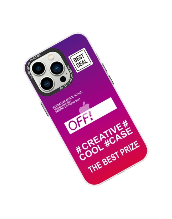 Newface iPhone 14 Pro Kılıf Estoril Desenli Kapak - Estoril - 9