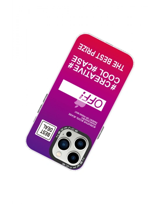 Newface iPhone 14 Pro Kılıf Estoril Desenli Kapak - Estoril - 9