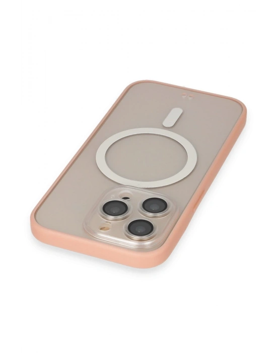 Newface iPhone 14 Pro Kılıf Grand Magneticsafe Kapak - Pembe