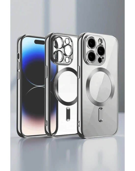 Newface iPhone 14 Pro Kılıf Kross Magneticsafe Kapak - Mor