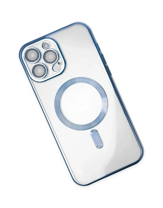 Newface iPhone 14 Pro Kılıf Kross Magneticsafe Kapak - Sierra Blue