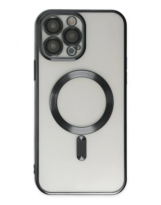 Newface iPhone 14 Pro Kılıf Kross Magneticsafe Kapak - Siyah