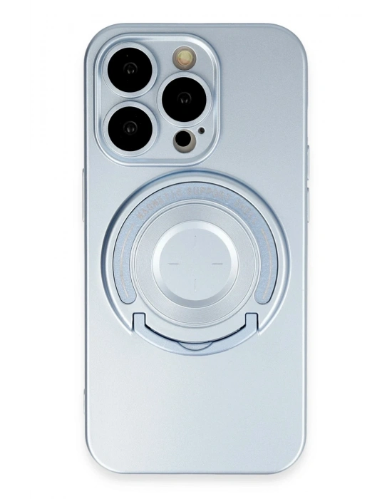 Newface iPhone 14 Pro Kılıf Lukka Magneticsafe Kapak - Sierra Blue