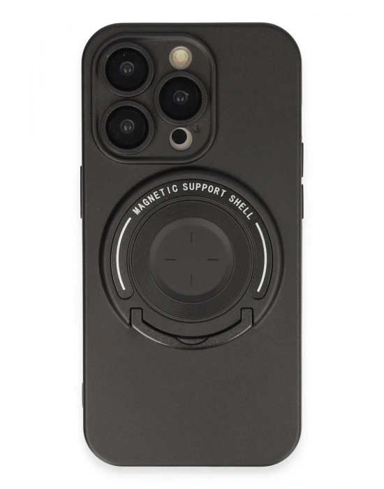 Newface iPhone 14 Pro Kılıf Lukka Magneticsafe Kapak - Siyah