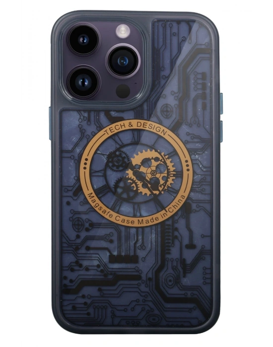 Newface iPhone 14 Pro Kılıf Magic Magneticsafe Silikon - Siyah