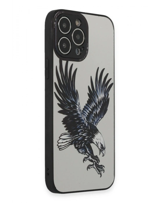 Newface iPhone 14 Pro Kılıf Mirror Desenli Kapak - Mirror - 1