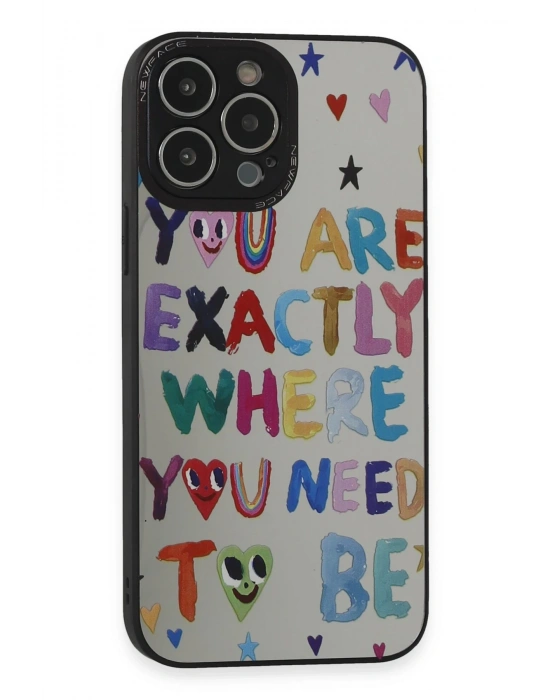 Newface iPhone 14 Pro Kılıf Mirror Desenli Kapak - Mirror - 10