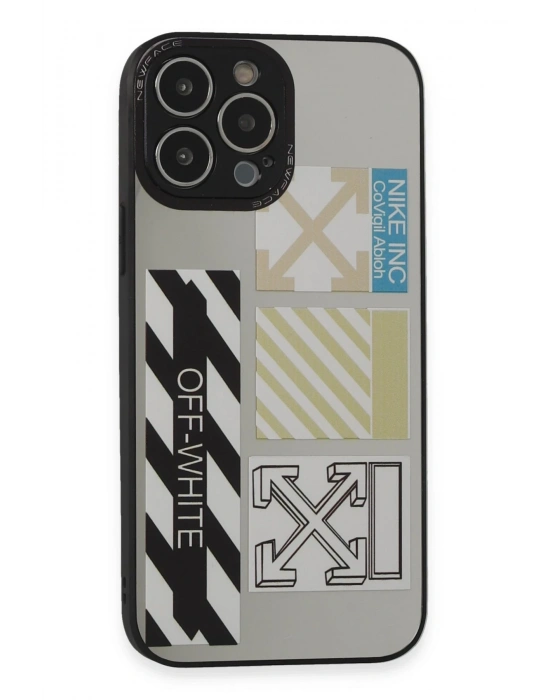 Newface iPhone 14 Pro Kılıf Mirror Desenli Kapak - Mirror - 6