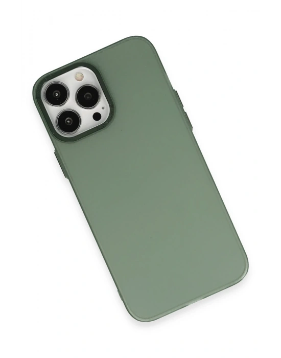 Newface iPhone 14 Pro Kılıf Modos Metal Kapak - Koyu Yeşil