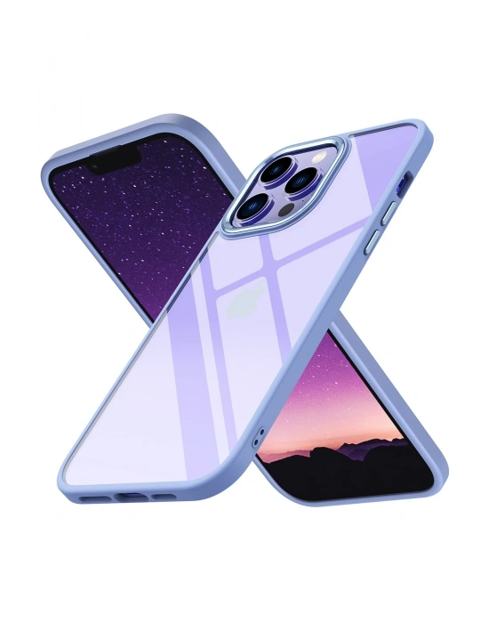 Newface iPhone 14 Pro Kılıf Power Silikon - Lila