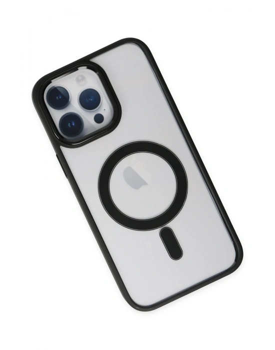 Newface iPhone 14 Pro Kılıf Room Magneticsafe Silikon - Siyah