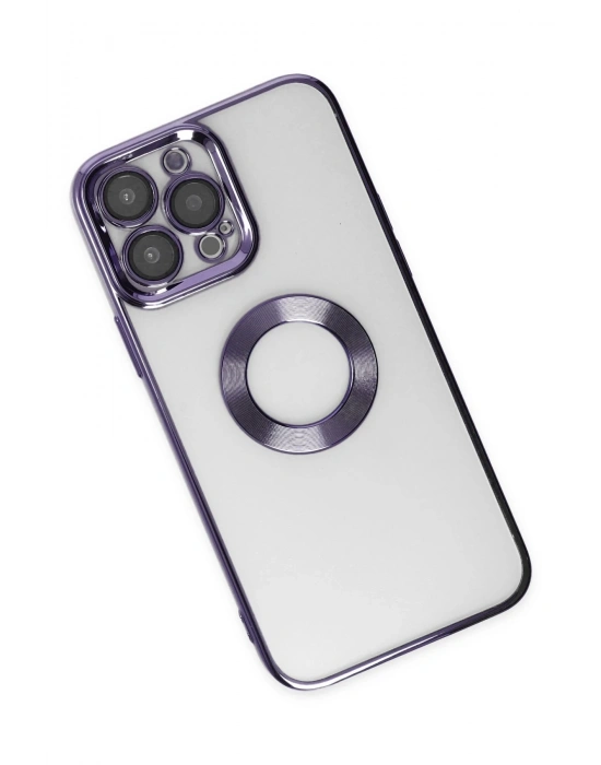 Newface iPhone 14 Pro Kılıf Slot Silikon - Mor