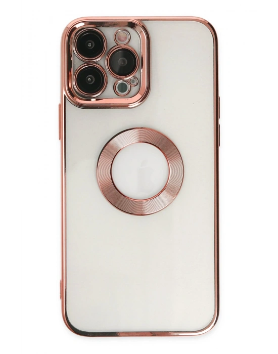 Newface iPhone 14 Pro Kılıf Slot Silikon - Rose Gold