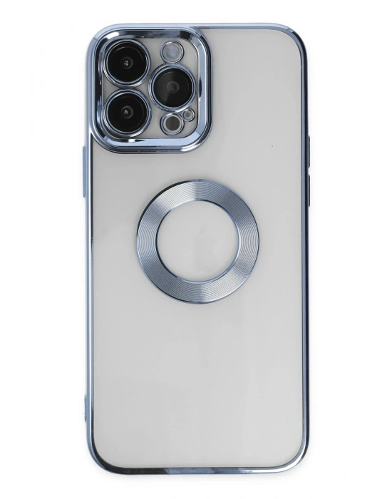 Newface iPhone 14 Pro Kılıf Slot Silikon - Sierra Blue