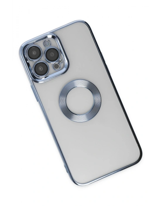 Newface iPhone 14 Pro Kılıf Slot Silikon - Sierra Blue