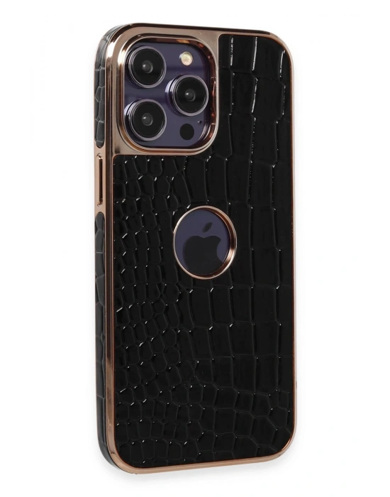 Newface iPhone 14 Pro Kılıf Snake Kapak - Siyah