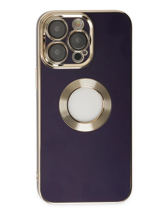 Newface iPhone 14 Pro Kılıf Store Silikon - Derin Mor