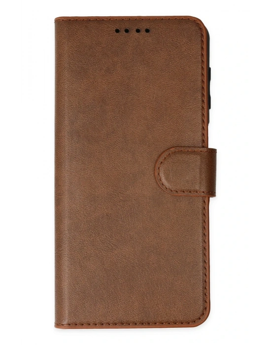 Newface iPhone 14 Pro Kılıf Trend S Plus Kapaklı Kılıf - Taba