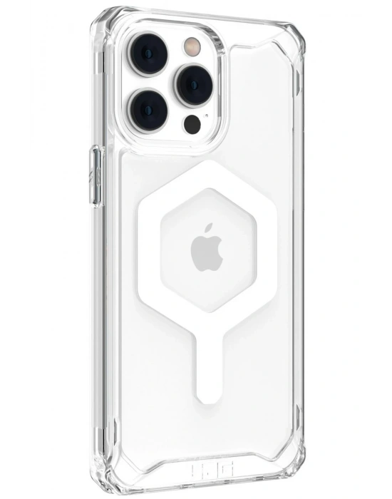 Newface iPhone 14 Pro Kılıf Uag Plyo Magneticsafe Silikon - Şeffaf